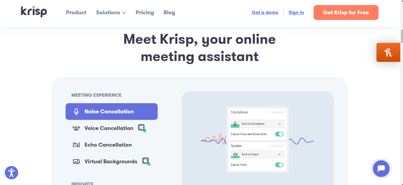 Remove Background Noise in Calls with Krisp and Have Professional Online Meetings
